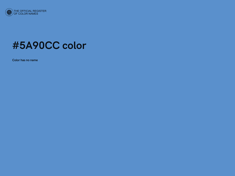 #5A90CC color image