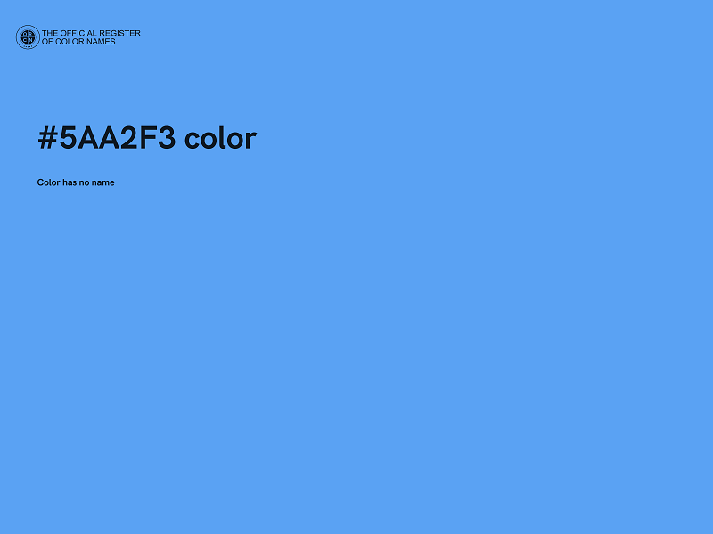 #5AA2F3 color image