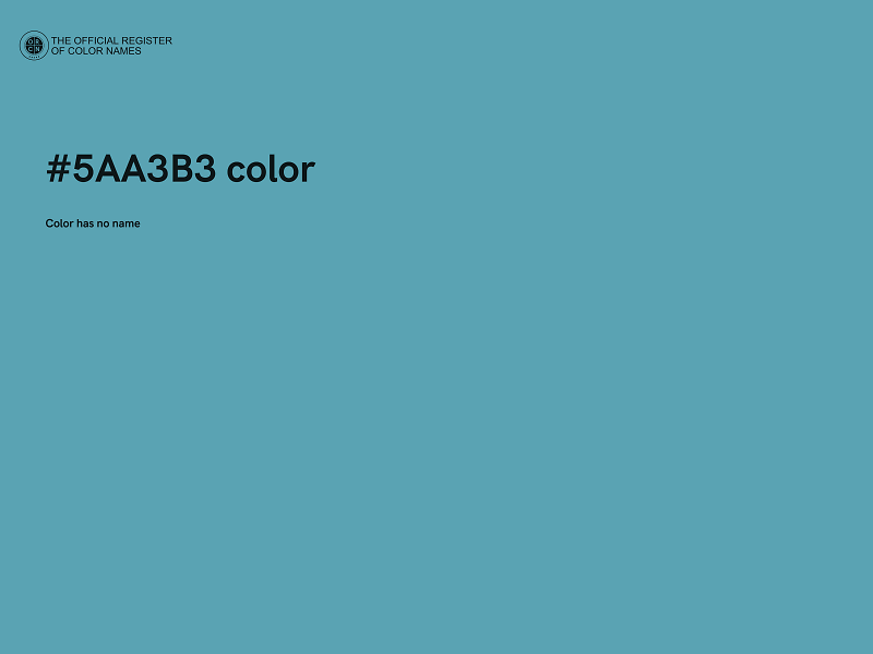 #5AA3B3 color image