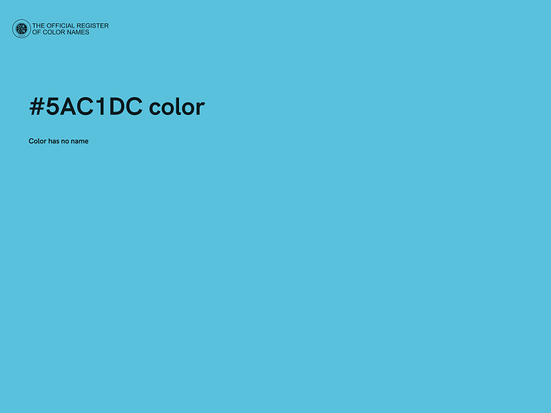 #5AC1DC color image