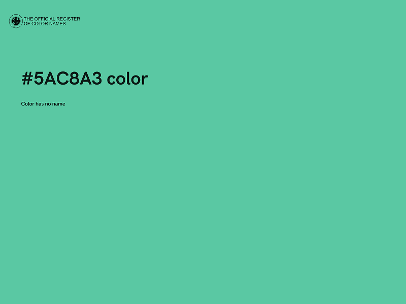 #5AC8A3 color image