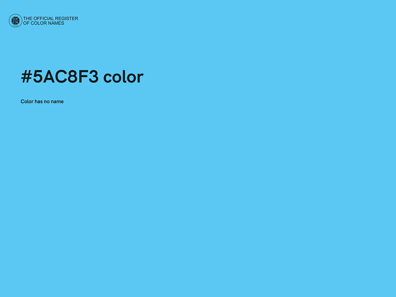 #5AC8F3 color image