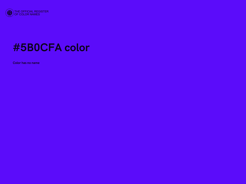 #5B0CFA color image