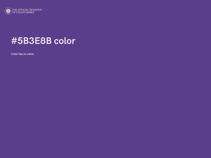 #5B3E8B color image