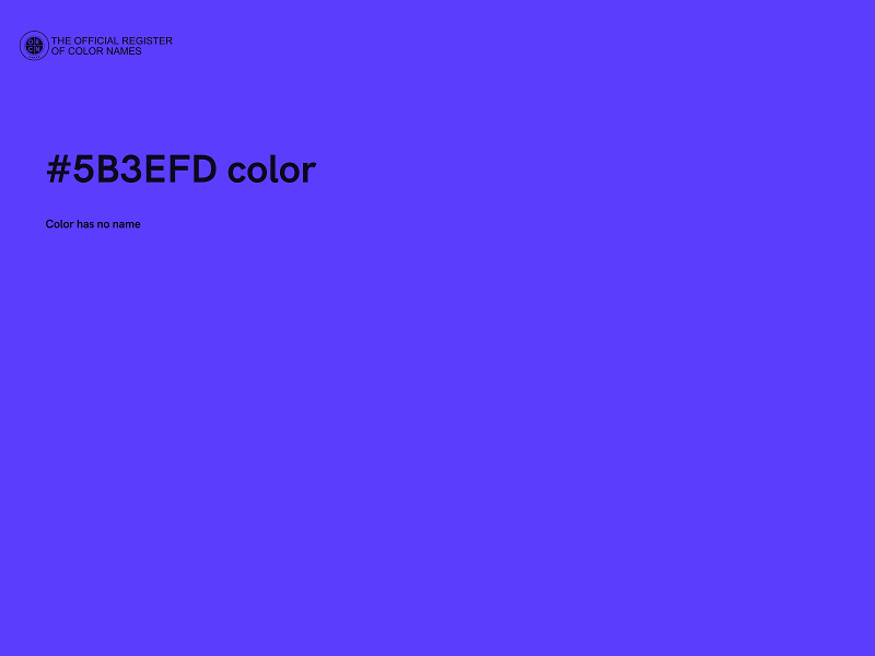 #5B3EFD color image