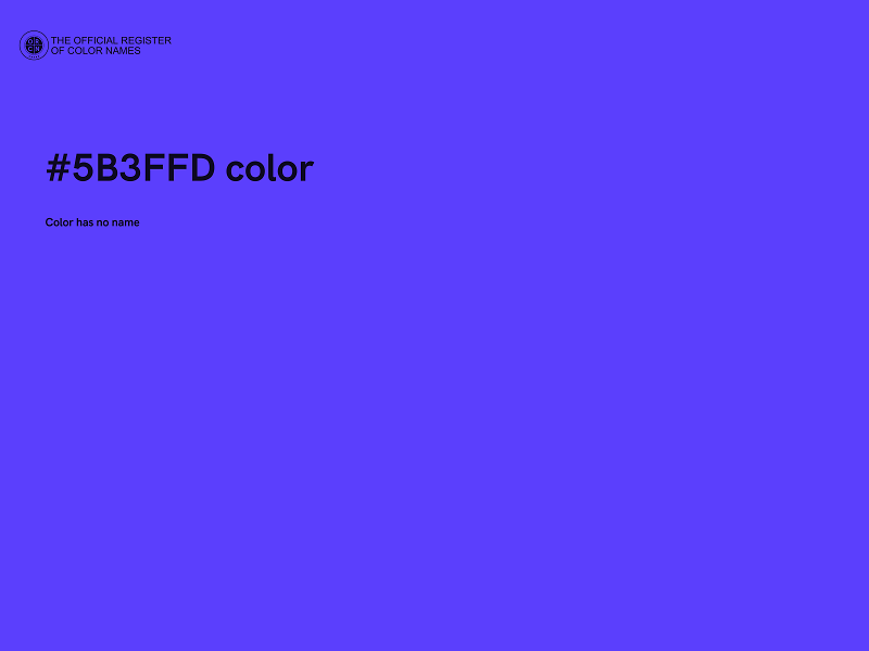 #5B3FFD color image