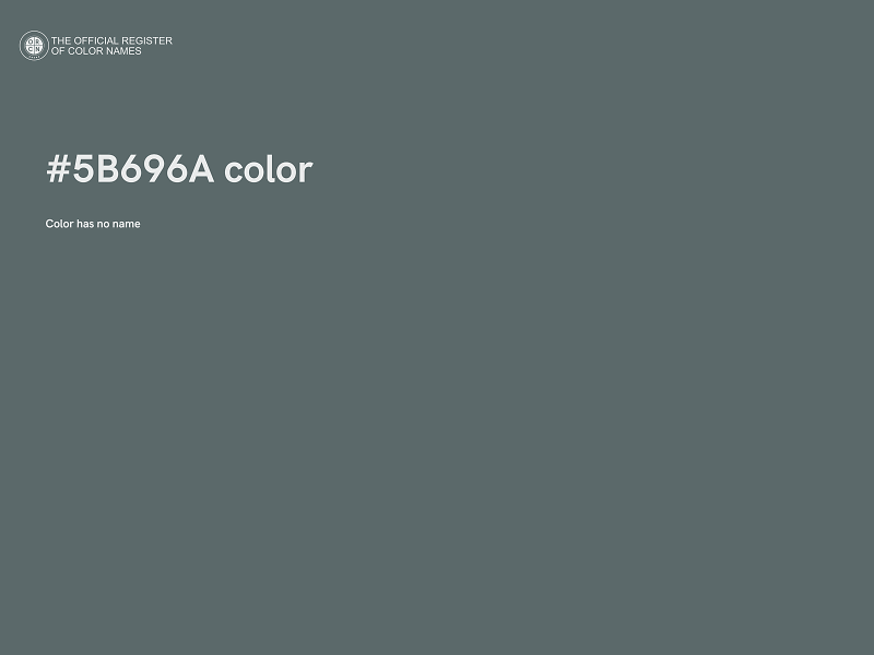 #5B696A color image