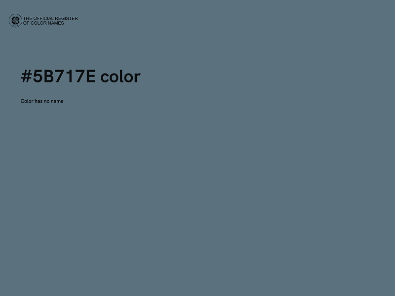 #5B717E color image