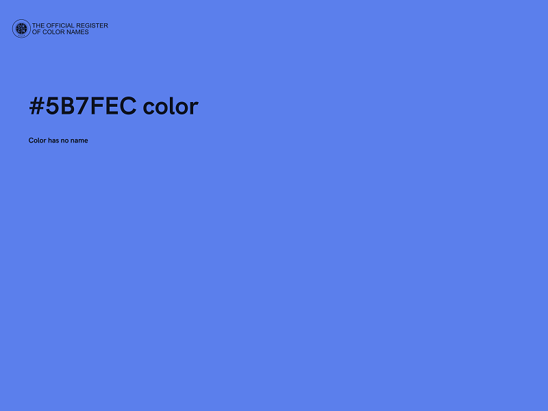 #5B7FEC color image