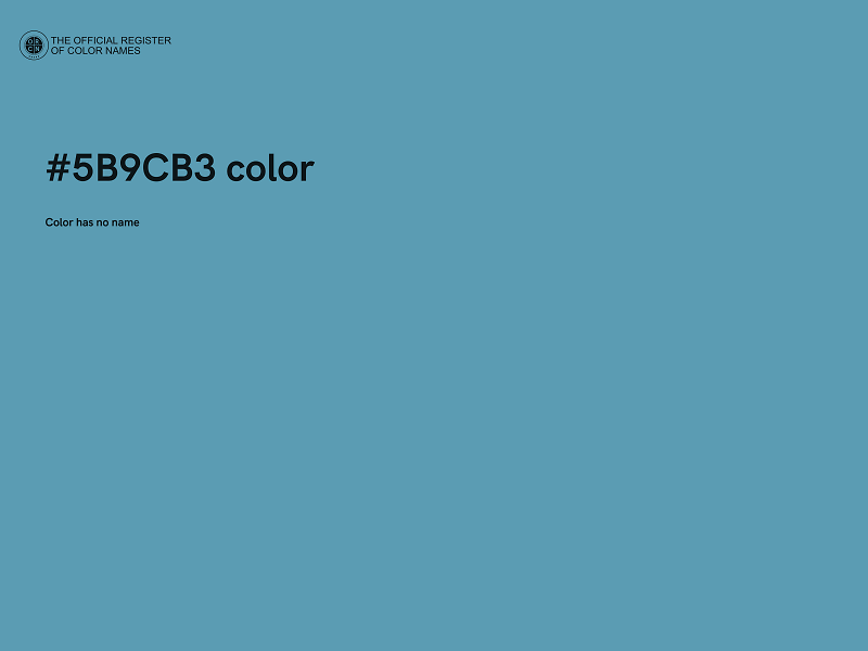 #5B9CB3 color image