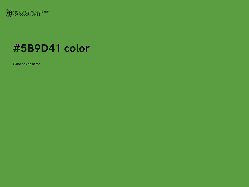 #5B9D41 color image