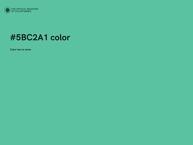 #5BC2A1 color image