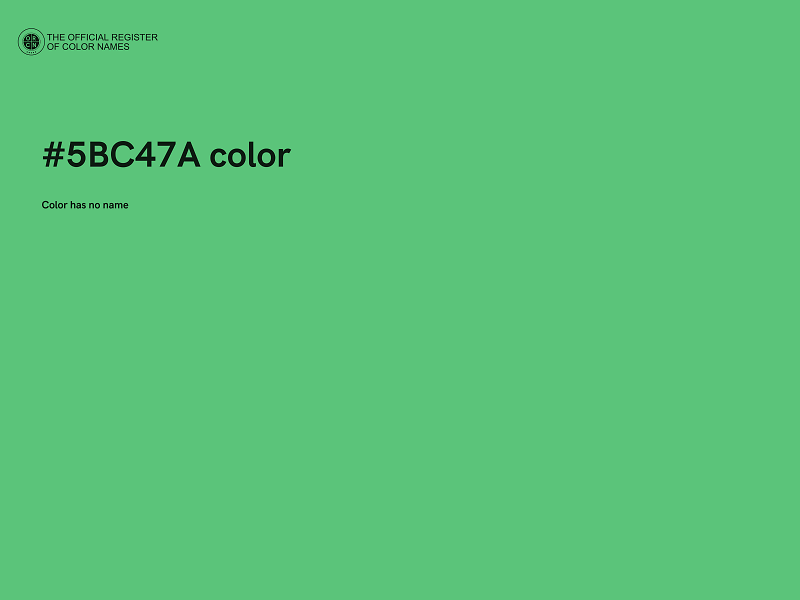 #5BC47A color image