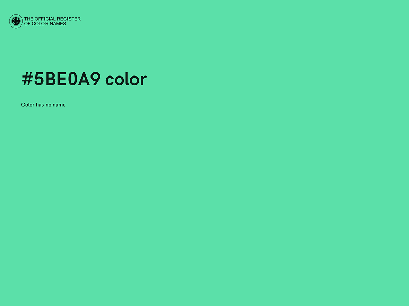 #5BE0A9 color image