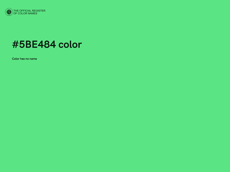 #5BE484 color image