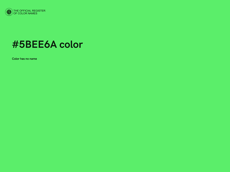 #5BEE6A color image