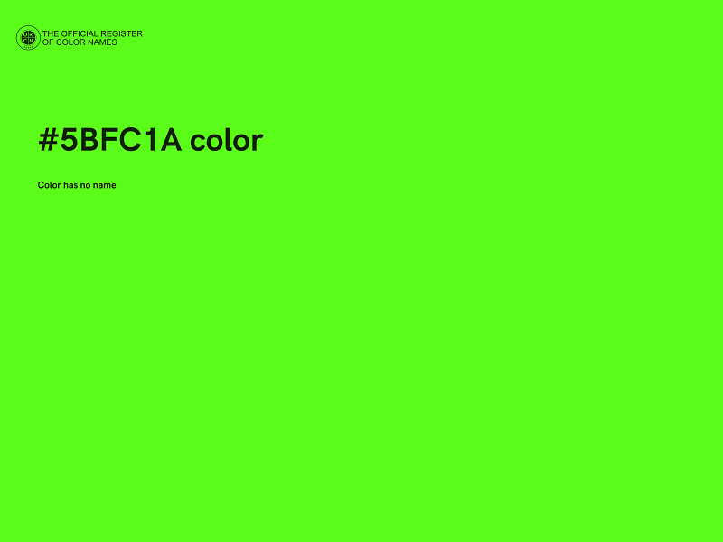 #5BFC1A color image