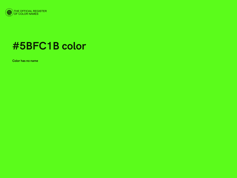 #5BFC1B color image