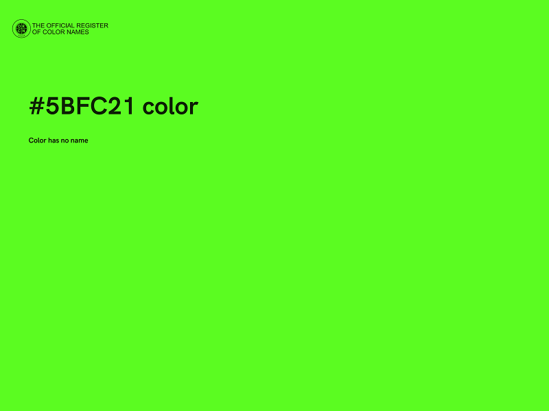 #5BFC21 color image