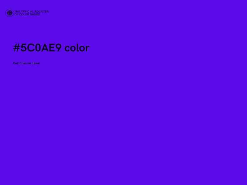 #5C0AE9 color image