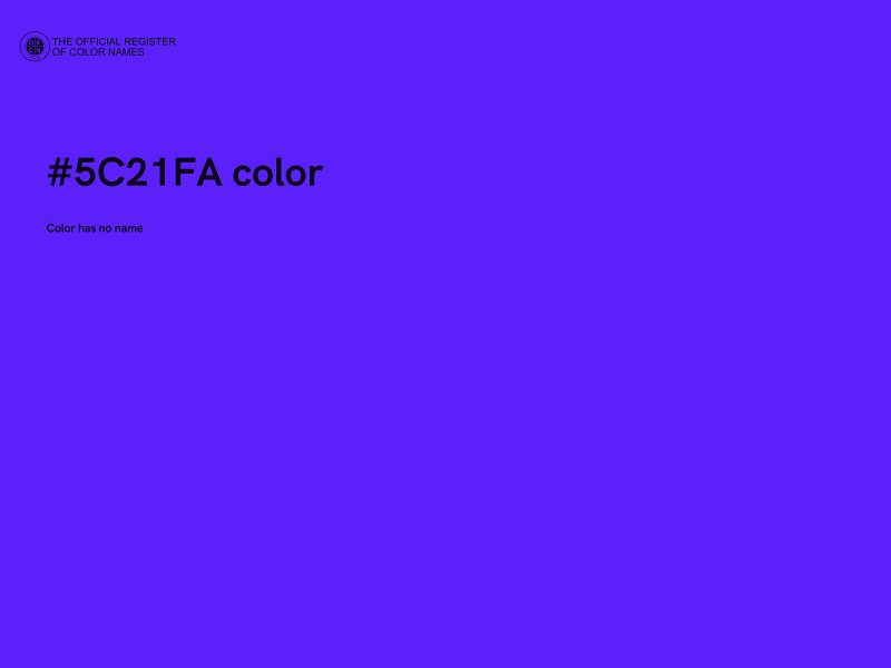 #5C21FA color image