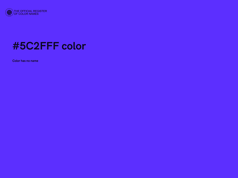 #5C2FFF color image