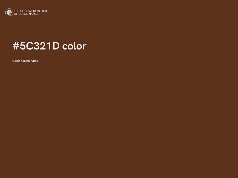 #5C321D color image