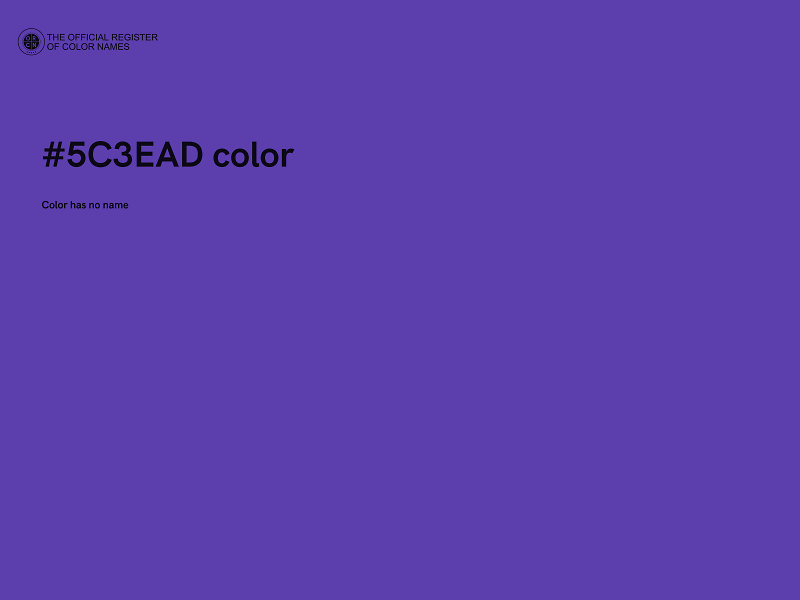 #5C3EAD color image