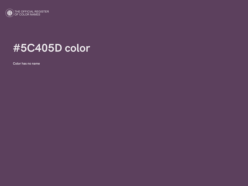 #5C405D color image