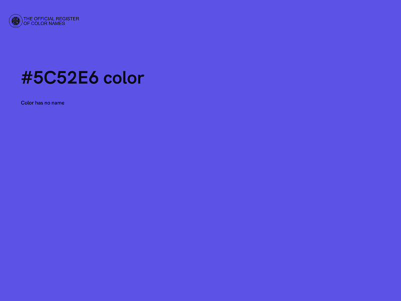 #5C52E6 color image