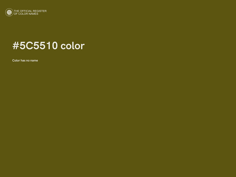 #5C5510 color image