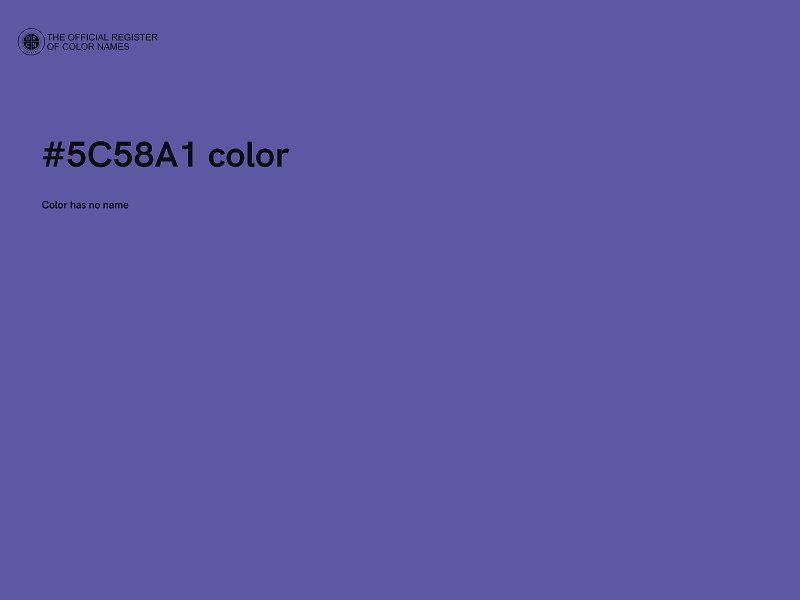 #5C58A1 color image