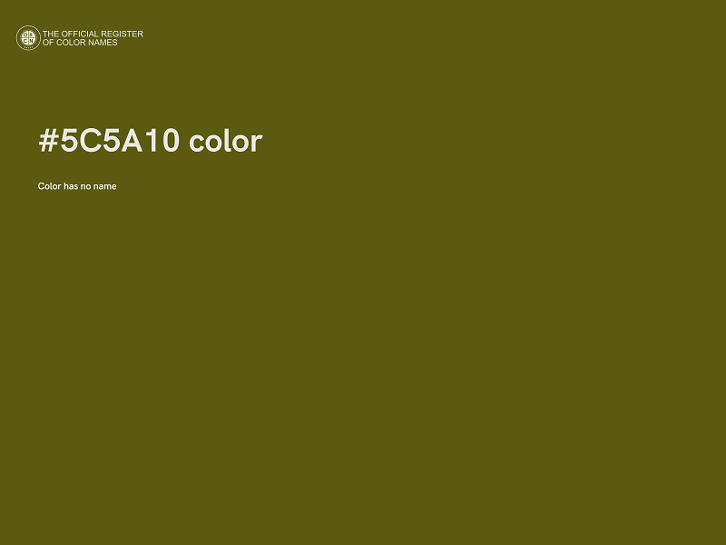 #5C5A10 color image