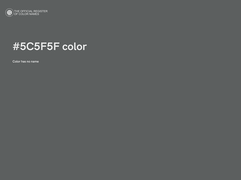 #5C5F5F color image