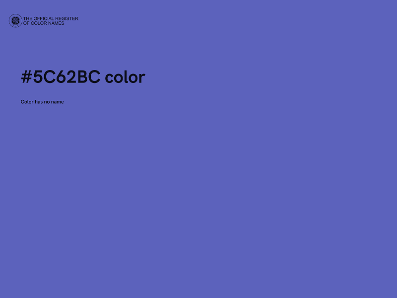 #5C62BC color image