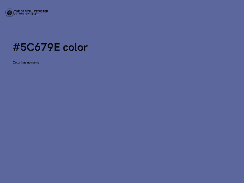 #5C679E color image