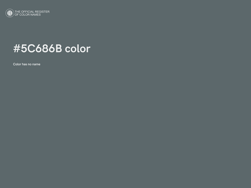 #5C686B color image