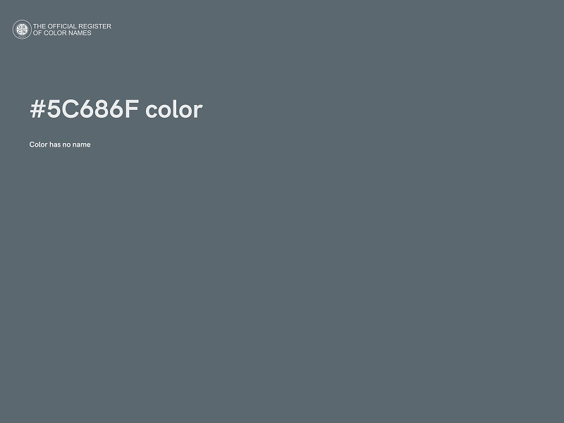 #5C686F color image