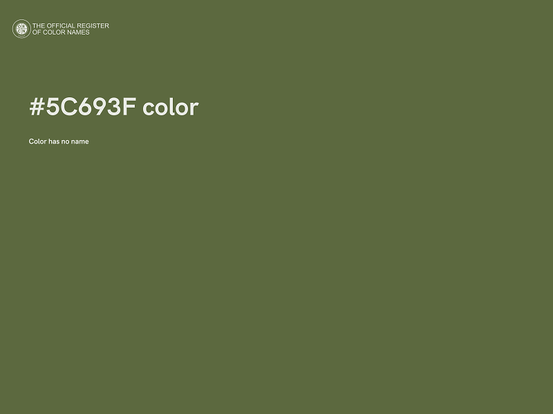 #5C693F color image