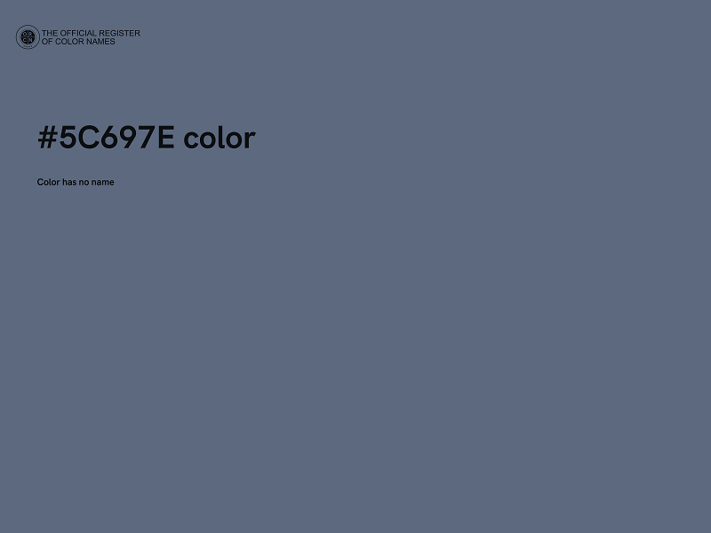 #5C697E color image