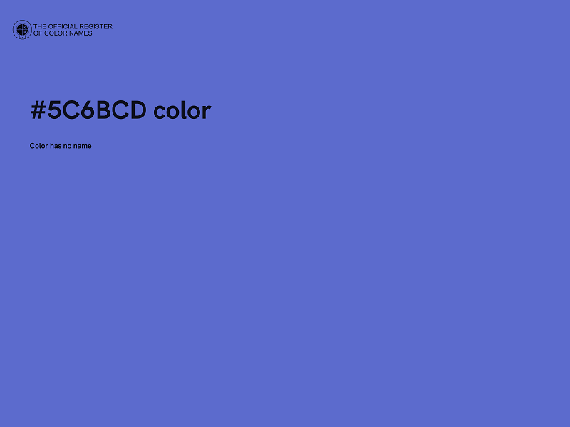 #5C6BCD color image