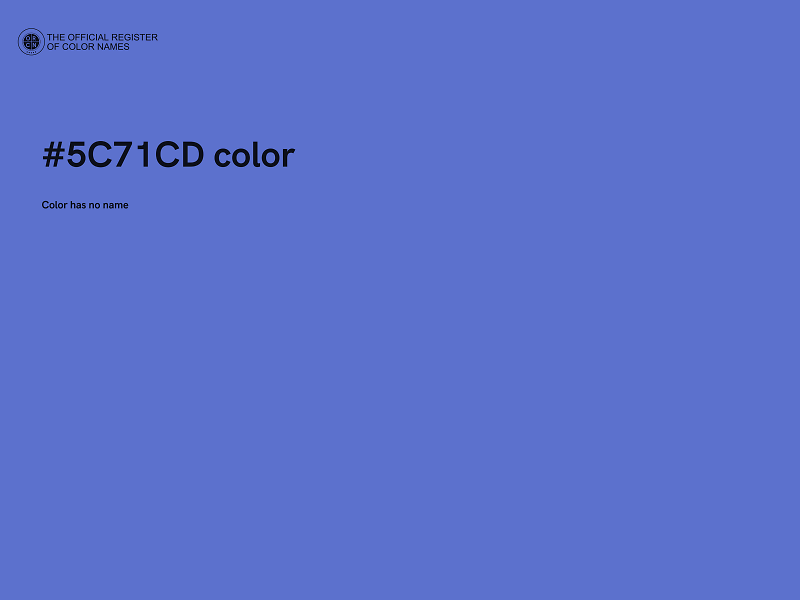 #5C71CD color image