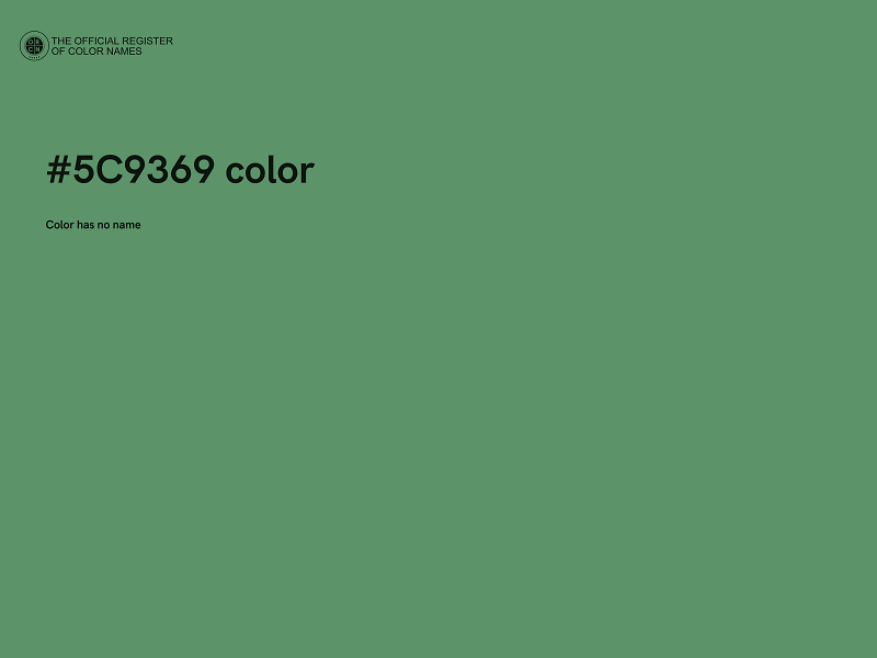 #5C9369 color image