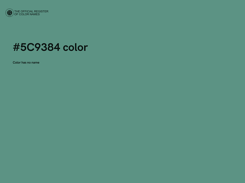 #5C9384 color image