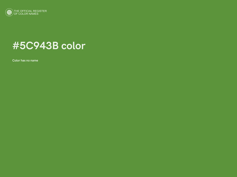 #5C943B color image