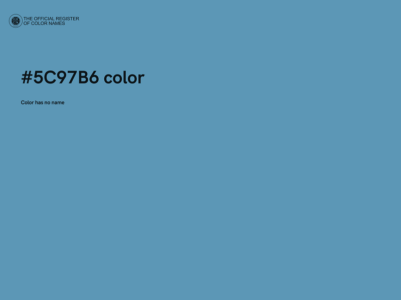 #5C97B6 color image