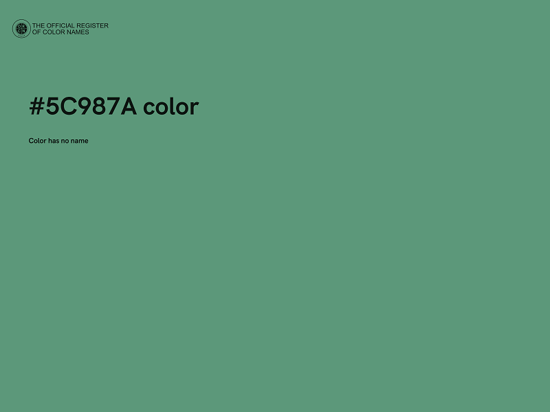 #5C987A color image