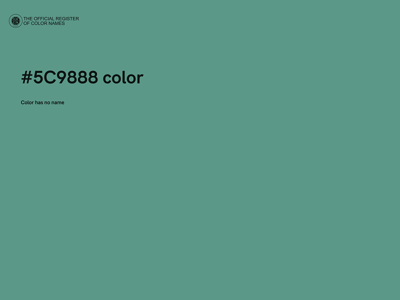 #5C9888 color image