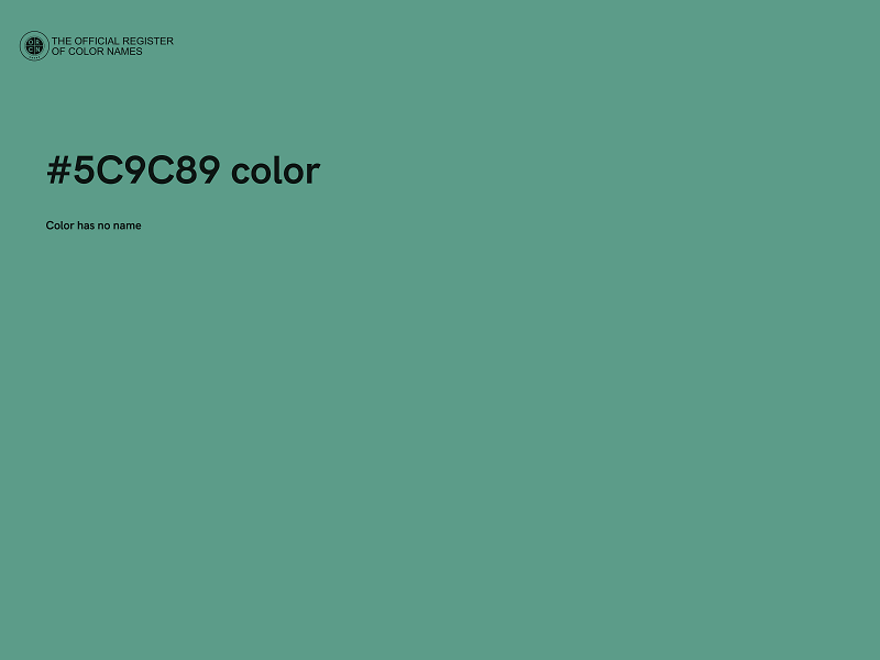 #5C9C89 color image