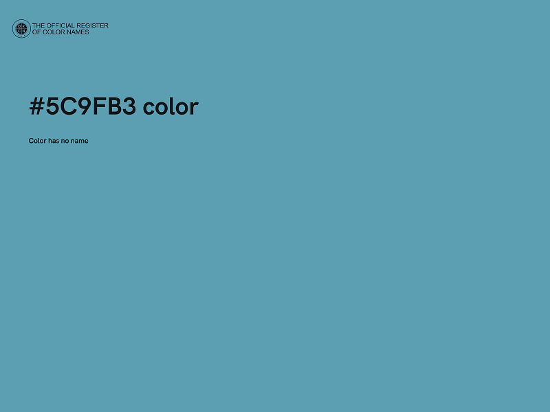 #5C9FB3 color image